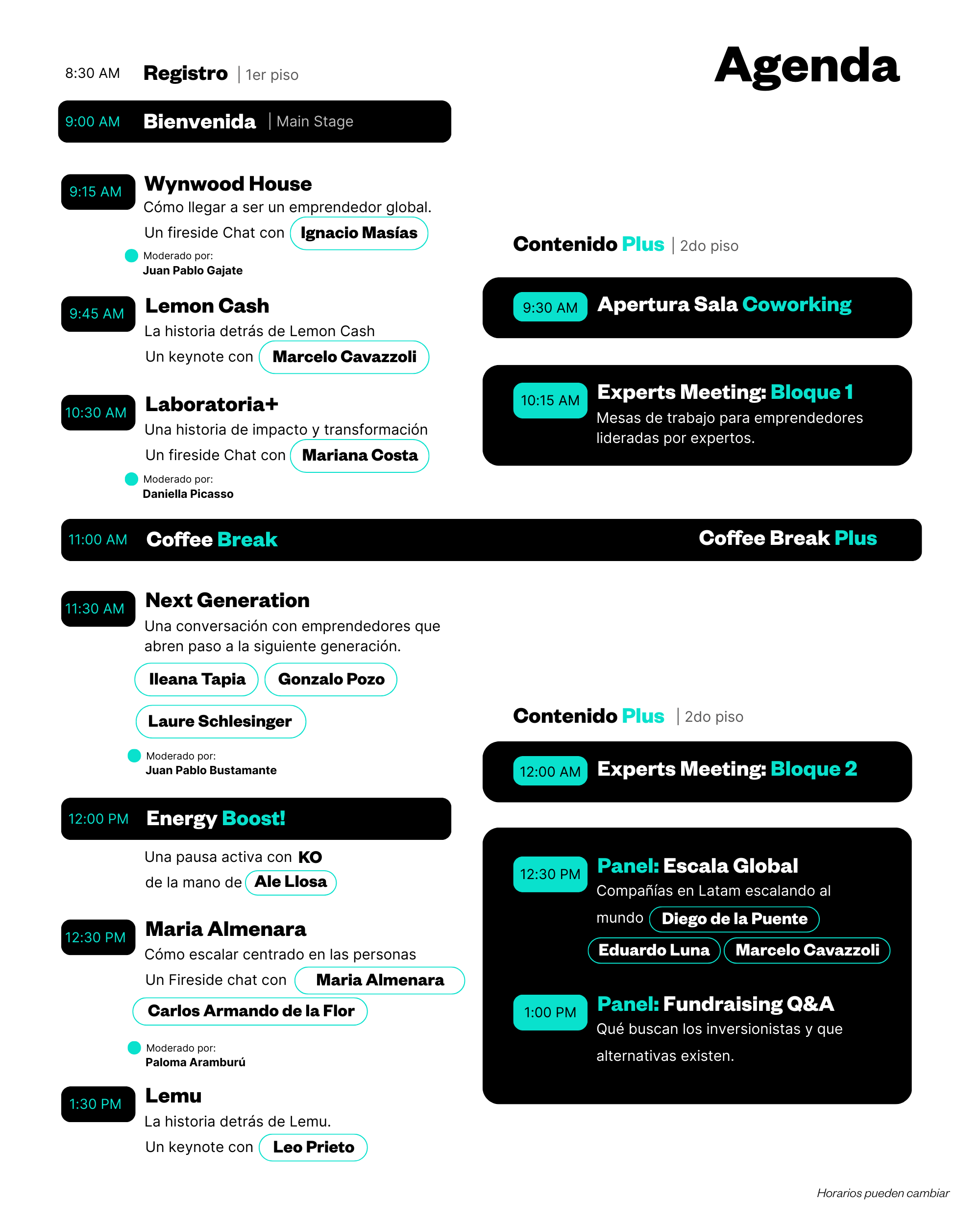 Agenda Inspire 2025